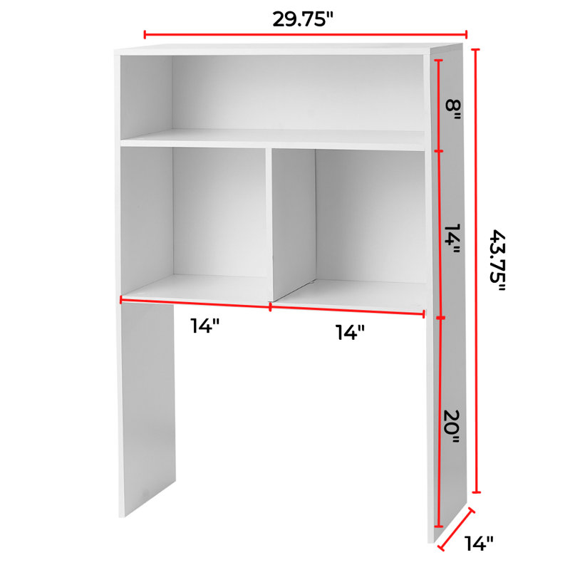 DormCo Yak About It Extra Depth Cube Dorm Desk Bookshelf Firewood